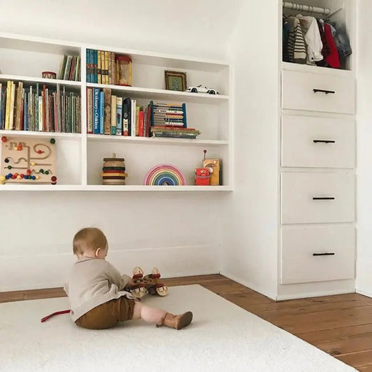 It's Here! The Ultimate Guide to Playroom Organization - HARTS Bootees, organizing a playroom, finding a place to organize baby stuff, how to organize nursery and baby supplies, how to keep house clean with a child, baby and toddler tips