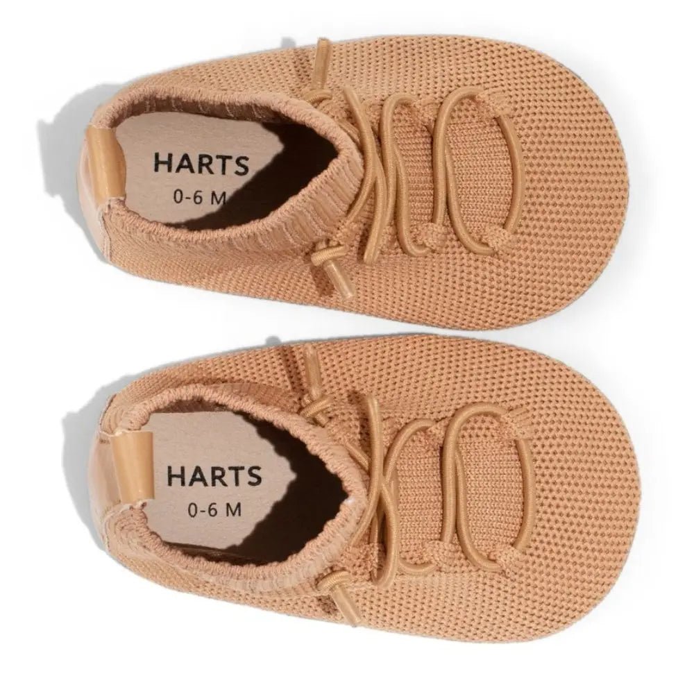 NEW Park Boss Boots - Tan - HARTS Bootees #first shoes# #toddler# #baby# infant sandals soft sole shoes infant boots toddler black boots first step shoes best shoes for new walkers infant walking shoes first walkers newborn sneakers newborn accessories best first walking shoes pre walkers crib booties infant crib shoes 8c shoes newborn sandals infant black boots
